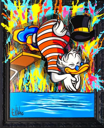 Le Big plongeon van Eddy Vitalone, Schilderij te koop op Singulart