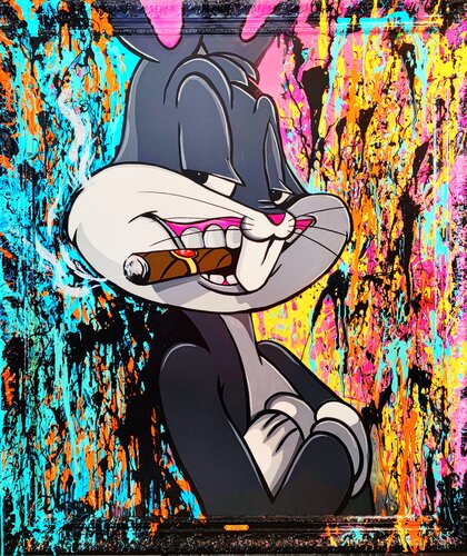 Bugs Bunny un lapin qui a reussi di Eddy Vitalone, Pittura in vendita su Singulart