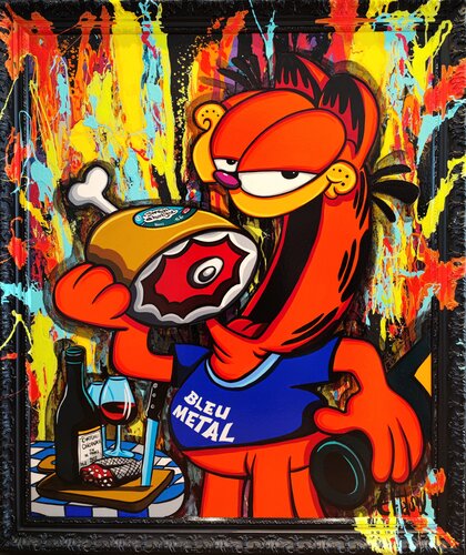 Garfield le franchoullard van Eddy Vitalone, Schilderij te koop op Singulart
