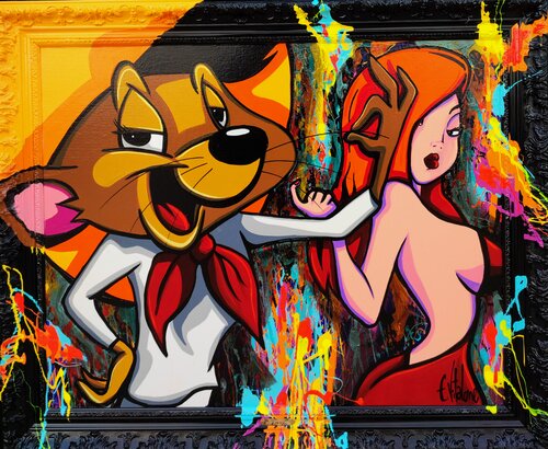 Speedy Gonzales le séducteur von Eddy Vitalone, Malerei kaufen auf Singulart