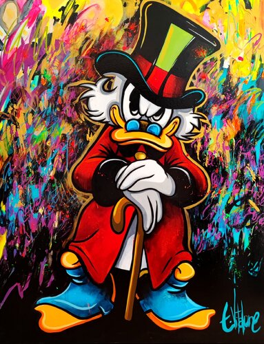 Picsou the Big boss di Eddy Vitalone, Pittura in vendita su Singulart