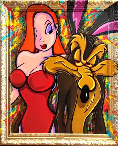 Je t'aime moi non plus van Eddy Vitalone, Schilderij te koop op Singulart