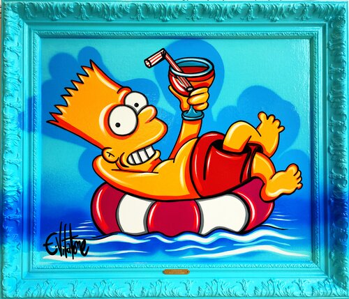Bart Simpson adore le spritz Eddy Vitalone