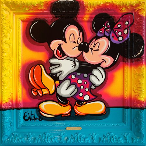 La grande histoire d'amour van Eddy Vitalone, Schilderij te koop op Singulart