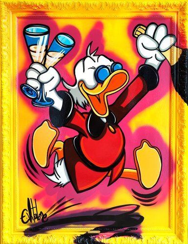 C'est l'heure du Ruinart van Eddy Vitalone, Schilderij te koop op Singulart