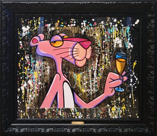 Pink panther loves Champagne Eddy Vitalone