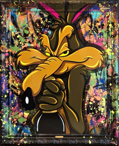 Une bouteille de ruinart rien que pour moi von Eddy Vitalone, Malerei kaufen auf Singulart