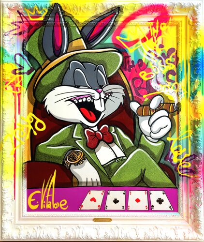 Bugs le chanceux van Eddy Vitalone, Schilderij te koop op Singulart