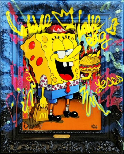 Menu maxi best of 02/08 ex van Eddy Vitalone, Schilderij te koop op Singulart