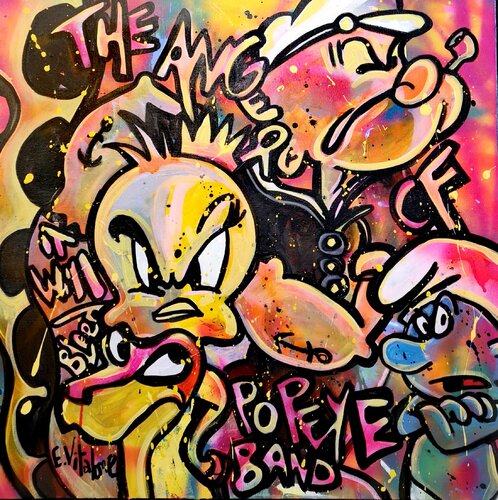 The anger of Popeye band Eddy Vitalone