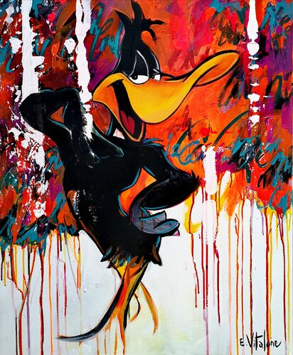 Fier comme un canard van Eddy Vitalone, Schilderij te koop op Singulart