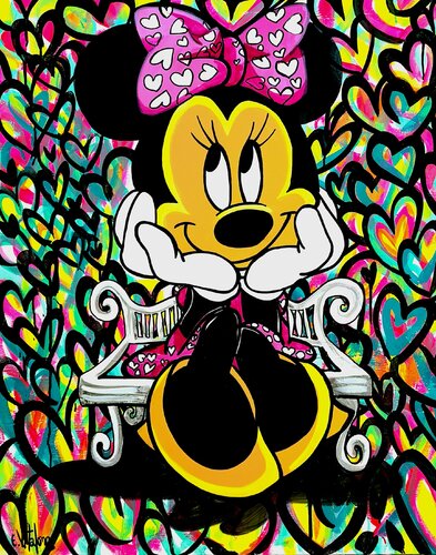 Minnie est amoureuse van Eddy Vitalone, Schilderij te koop op Singulart