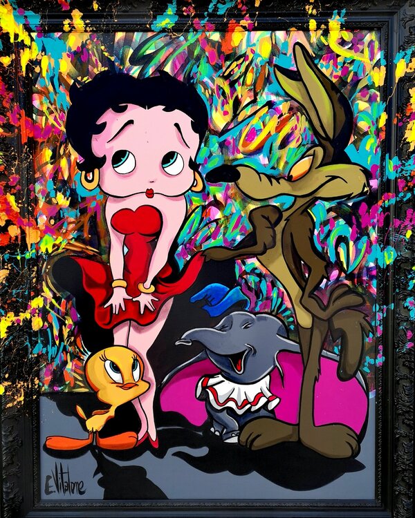 Sous la jupe de Betty Boop Eddy Vitalone