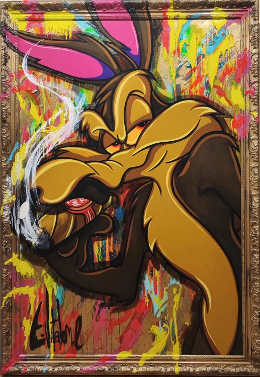 Vil coyote loves Partagas Eddy Vitalone