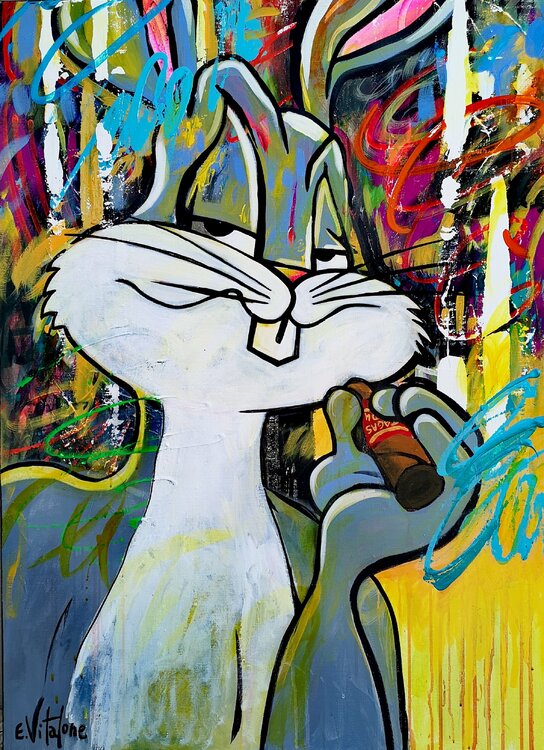 Bugs Bunny au Partagas D4 Eddy Vitalone