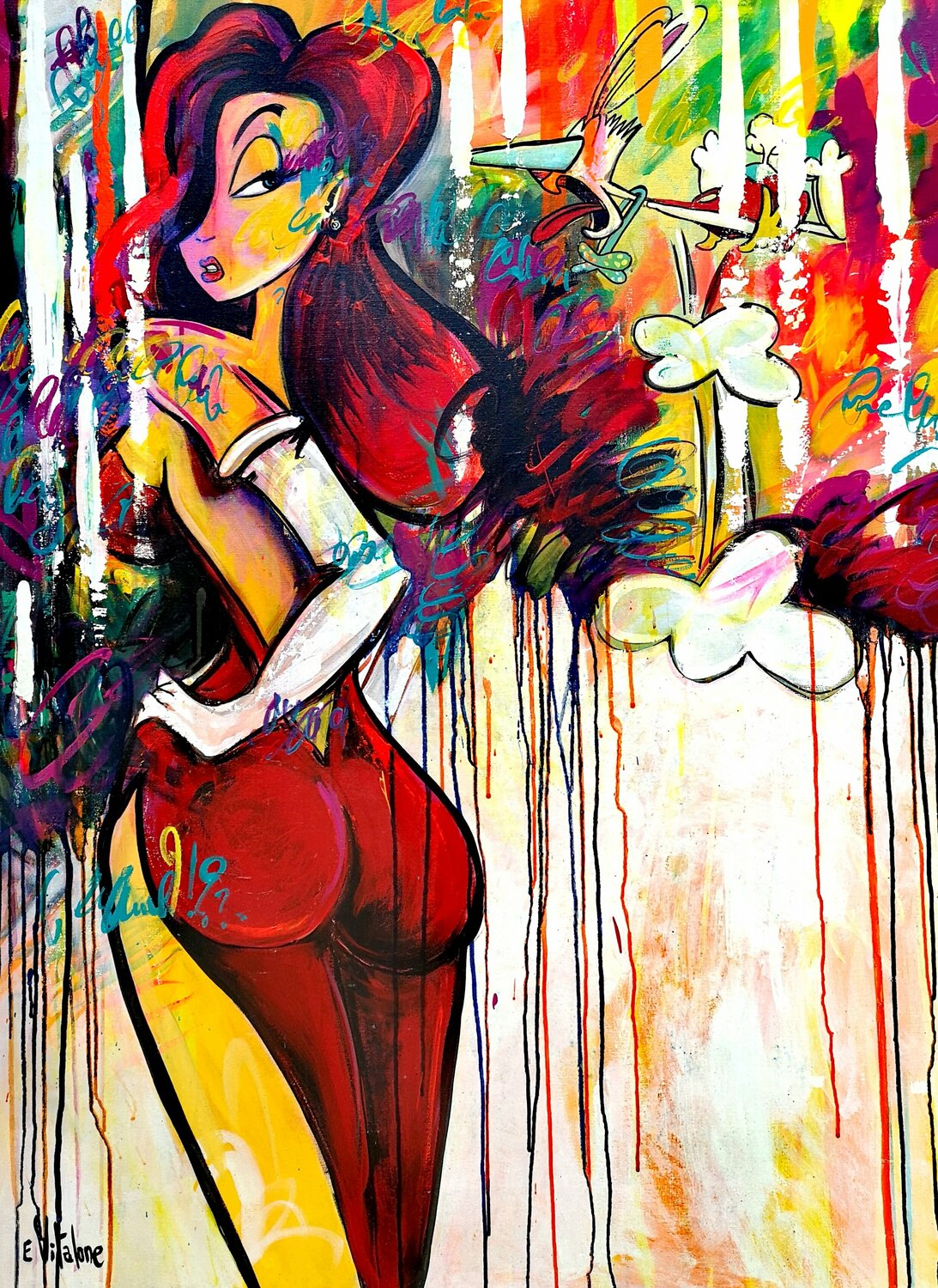 Coup de foudre de Roger Rabbit Eddy Vitalone