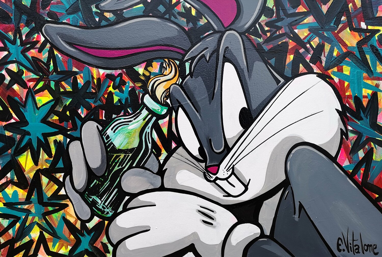 Le cocktail molotov de Bugs Bunny Eddy Vitalone