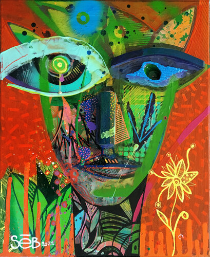 Amazonia di Seb, Pittura in vendita su Singulart