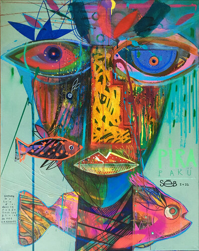 Pira Pakü van Seb, Schilderij te koop op Singulart