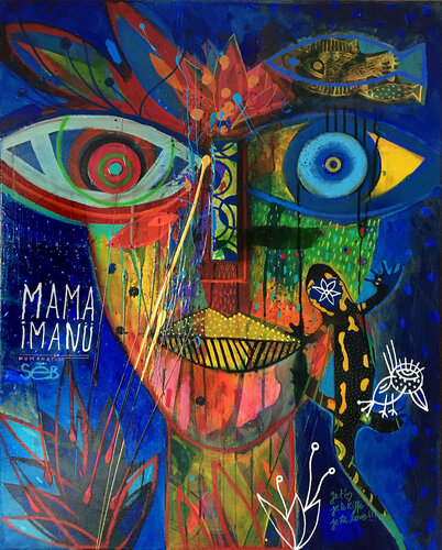 Mama Imanü van Seb, Schilderij te koop op Singulart