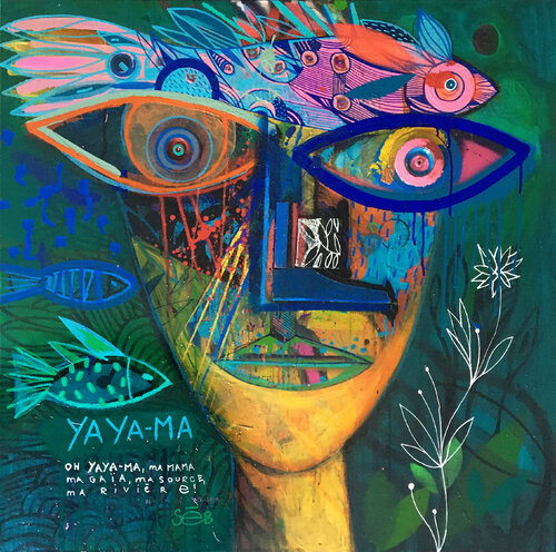 Yaya-Ma di Seb, Pittura in vendita su Singulart