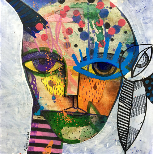 Mata Oiso 1 by Seb, Work on Paper for Sale on Singulart