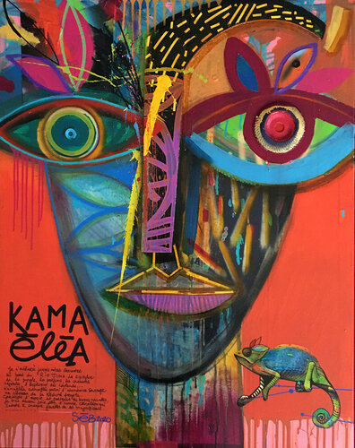 Kamaéléa van Seb, Schilderij te koop op Singulart