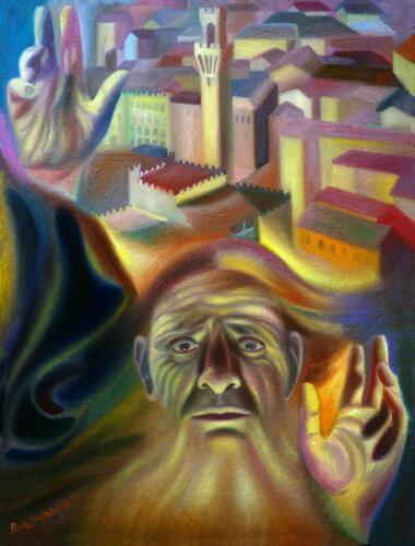 IL VEGGENTE di Paola Imposimato, Pittura in vendita su Singulart