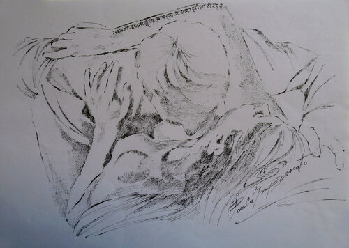 UN ISTANTE MILLE ISTANTI di Paola Imposimato, Disegno in vendita su Singulart