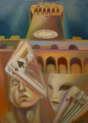 INTERSEZIONI DI SOGNO by Paola Imposimato, Painting for Sale on Singulart