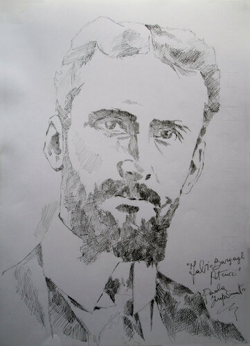 OMAGGIO A FABIO BARGAGLI PETRUCCI by Paola Imposimato, Drawing for Sale on Singulart