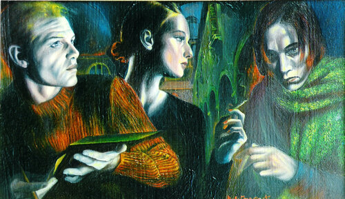 IL SOBBORGO DI WIDEN par Paola Imposimato, Peinture en vente sur Singulart