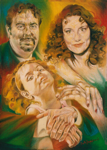 RITRATTO DI FAMIGLIA par Paola Imposimato, Peinture en vente sur Singulart