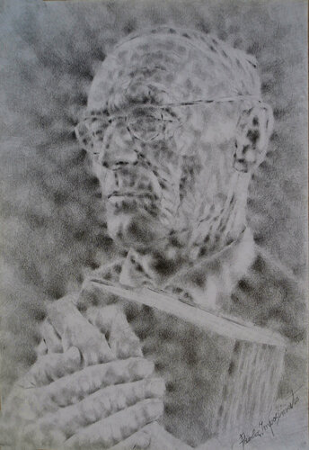 HERMANN HESSE, NOBEL PER LA LETTERATURA par Paola Imposimato, Dessin en vente sur Singulart