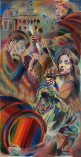 DALLE ANTICHE CIVILTÀ ALLE TRADIZIONI par Paola Imposimato, Peinture en vente sur Singulart