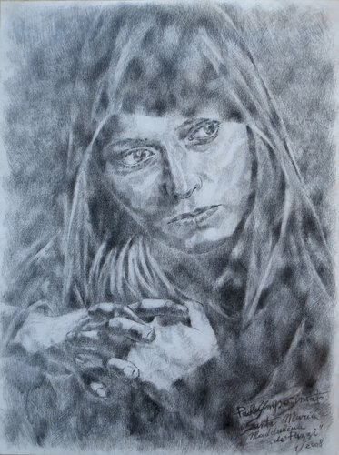 LA SANTA DI FIRENZE di Paola Imposimato, Disegno in vendita su Singulart