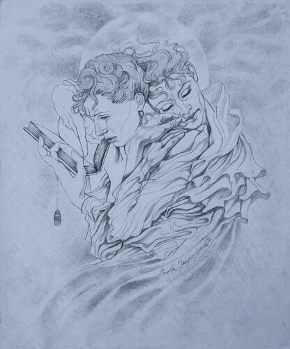 UN ABBRACCIO LUNGO COME UN SOGNO de Paola Imposimato, Dibujo a la venta en Singulart