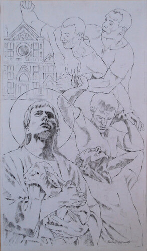 LA STORICA TRADIZIONE FIORENTINA di Paola Imposimato, Disegno in vendita su Singulart
