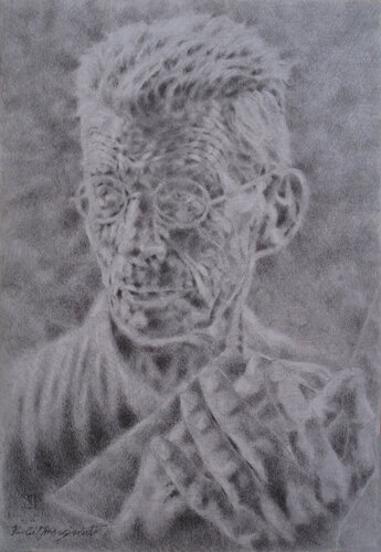 OMAGGIO A SAMUEL BECKETT by Paola Imposimato, Drawing for Sale on Singulart