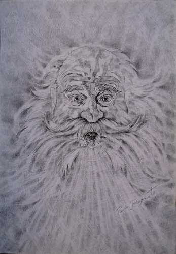 IL DIO DEI VENTI di Paola Imposimato, Disegno in vendita su Singulart