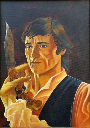 OMAGGIO AD ANTONIO GADES di Paola Imposimato, Pittura in vendita su Singulart