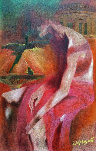 LA DIVINITÀ DELLE SORGENTI de Paola Imposimato, Pintura a la venta en Singulart