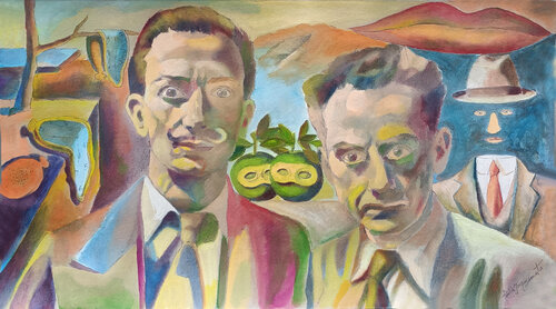 MAESTRI DEL SURREALISMO de Paola Imposimato, Pintura a la venta en Singulart