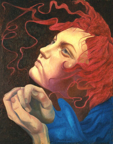 LA NINFA DEL BOSCO par Paola Imposimato, Peinture en vente sur Singulart
