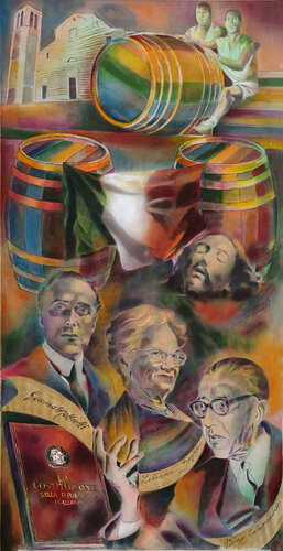 LA COSTITUZIONE DELLA REPUBBLICA ITALIANA par Paola Imposimato, Peinture en vente sur Singulart