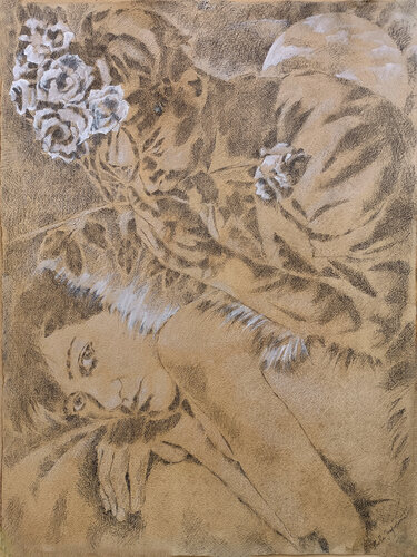 LA ROSA MISTICA by Paola Imposimato, 소묘 for Sale on Singulart