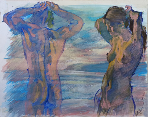 NEI RESPIRI DELL'ALBA van Paola Imposimato, Schilderij te koop op Singulart