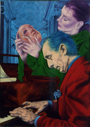 OMAGGIO A VLADIMIR HOROWITZ de Paola Imposimato, Pintura a la venta en Singulart