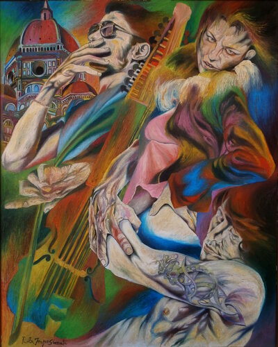 VIOLA de Paola Imposimato, Pintura a la venta en Singulart