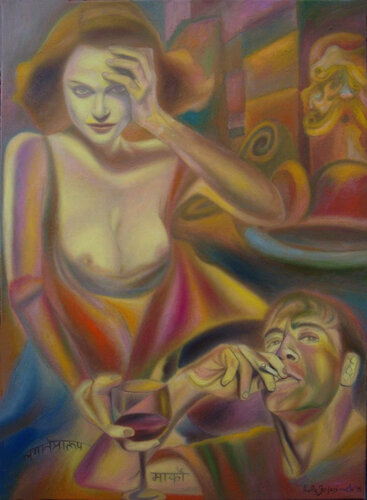 DOPO LO SPETTACOLO di Paola Imposimato, Pittura in vendita su Singulart